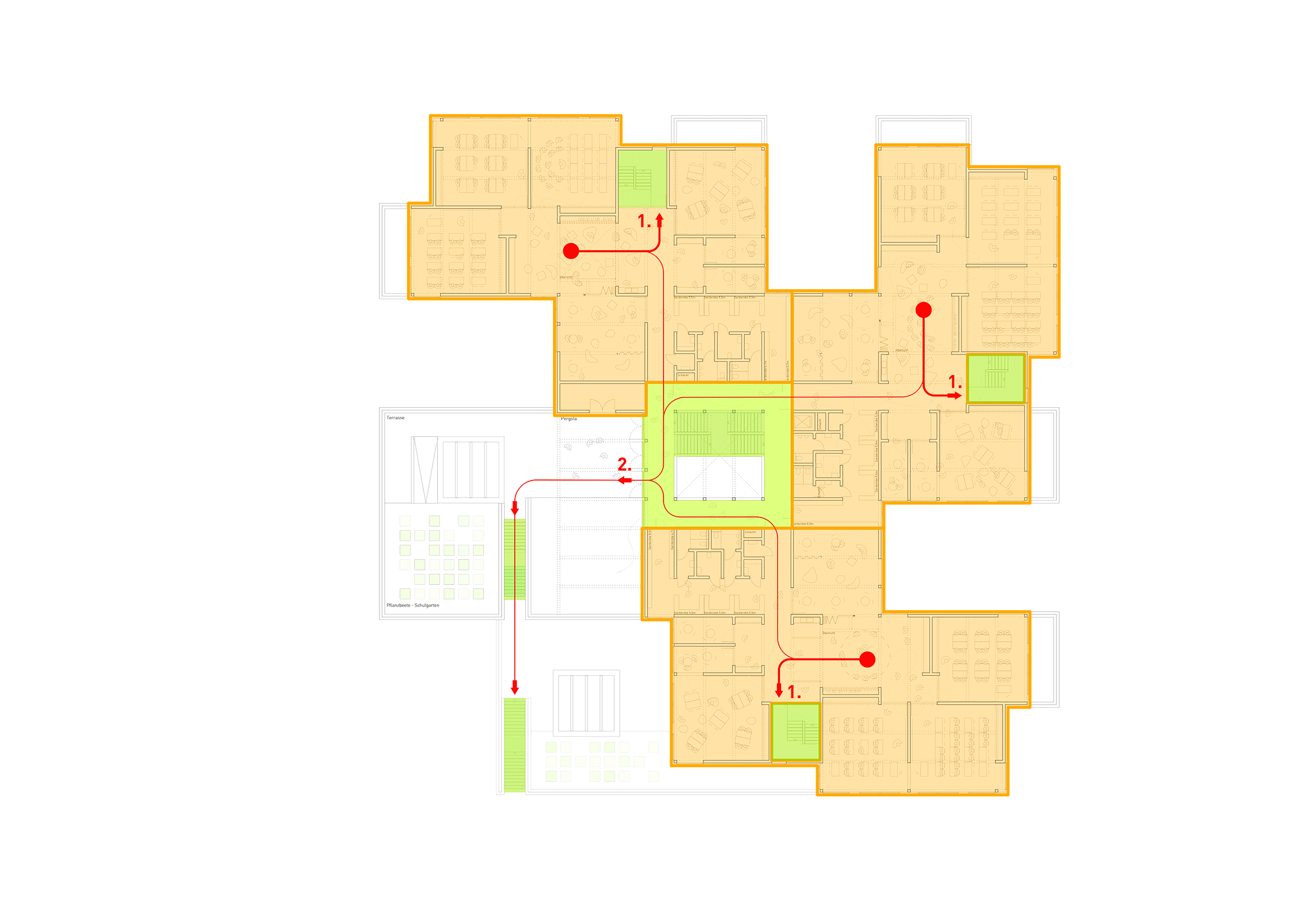 HTK_Grundschule-Kissing_OG2-Fluchtwege_2170x1500
